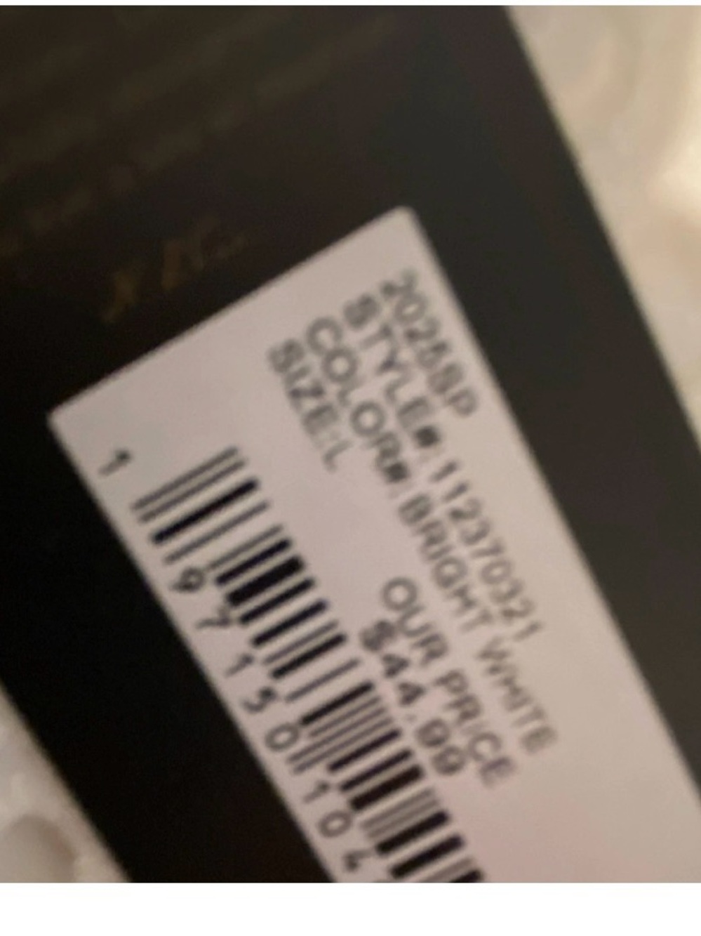 Tory Burch Black and White Branded Box Label - Picture 2 of 6